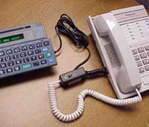 Phone-Link connected to a LightWRITER